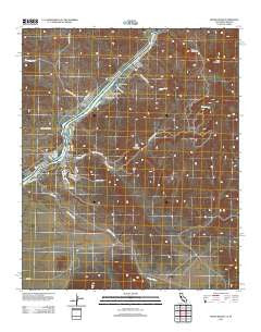 Cross Roads California Historical topographic map, 1:24000 scale, 7.5 X 7.5 Minute, Year 2012