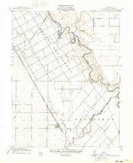 Crows Landing California Historical topographic map, 1:31680 scale, 7.5 X 7.5 Minute, Year 1916