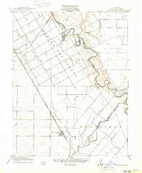 Crows Landing California Historical topographic map, 1:31680 scale, 7.5 X 7.5 Minute, Year 1916