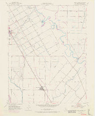 Crows Landing California Historical topographic map, 1:24000 scale, 7.5 X 7.5 Minute, Year 1952