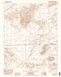 Crucero Hill California Historical topographic map, 1:24000 scale, 7.5 X 7.5 Minute, Year 1983
