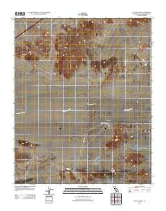 Crucero Hill California Historical topographic map, 1:24000 scale, 7.5 X 7.5 Minute, Year 2012