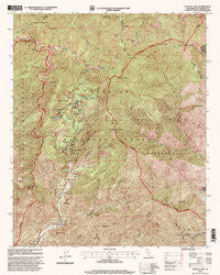 Crystal Lake California Historical topographic map, 1:24000 scale, 7.5 X 7.5 Minute, Year 1995