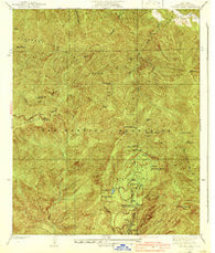 Crystal Lake California Historical topographic map, 1:24000 scale, 7.5 X 7.5 Minute, Year 1941
