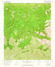 Crystal Lake California Historical topographic map, 1:24000 scale, 7.5 X 7.5 Minute, Year 1958