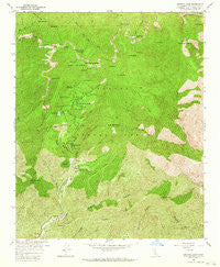 Crystal Lake California Historical topographic map, 1:24000 scale, 7.5 X 7.5 Minute, Year 1958