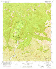 Crystal Lake California Historical topographic map, 1:24000 scale, 7.5 X 7.5 Minute, Year 1958