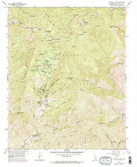 Crystal Lake California Historical topographic map, 1:24000 scale, 7.5 X 7.5 Minute, Year 1958