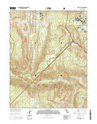 Crystal Crag California Current topographic map, 1:24000 scale, 7.5 X 7.5 Minute, Year 2015