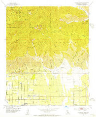 Cucamonga Peak California Historical topographic map, 1:24000 scale, 7.5 X 7.5 Minute, Year 1953