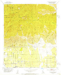 Cucamonga Peak California Historical topographic map, 1:24000 scale, 7.5 X 7.5 Minute, Year 1953