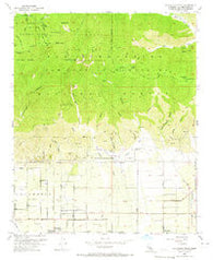 Cucamonga Peak California Historical topographic map, 1:24000 scale, 7.5 X 7.5 Minute, Year 1953