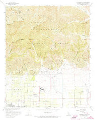 Cucamonga Peak California Historical topographic map, 1:24000 scale, 7.5 X 7.5 Minute, Year 1966