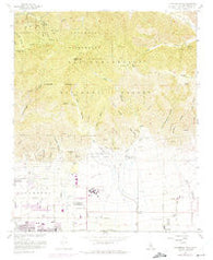 Cucamonga Peak California Historical topographic map, 1:24000 scale, 7.5 X 7.5 Minute, Year 1966