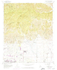 Cucamonga Peak California Historical topographic map, 1:24000 scale, 7.5 X 7.5 Minute, Year 1966
