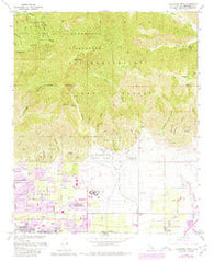 Cucamonga Peak California Historical topographic map, 1:24000 scale, 7.5 X 7.5 Minute, Year 1966