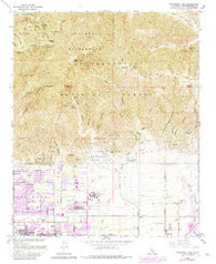 Cucamonga Peak California Historical topographic map, 1:24000 scale, 7.5 X 7.5 Minute, Year 1966