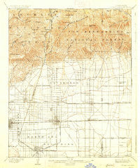 Cucamonga California Historical topographic map, 1:62500 scale, 15 X 15 Minute, Year 1903