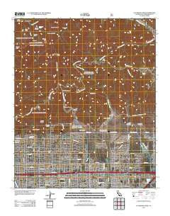 Cucamonga Peak California Historical topographic map, 1:24000 scale, 7.5 X 7.5 Minute, Year 2012