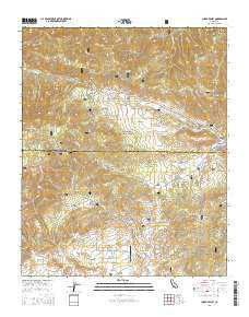 Cuddy Valley California Current topographic map, 1:24000 scale, 7.5 X 7.5 Minute, Year 2015