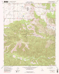 Cummings Mtn California Historical topographic map, 1:24000 scale, 7.5 X 7.5 Minute, Year 1966