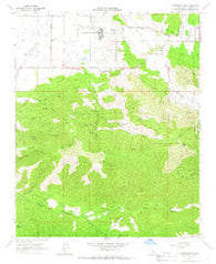 Cummings Mtn California Historical topographic map, 1:24000 scale, 7.5 X 7.5 Minute, Year 1966