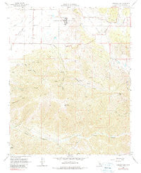 Cummings Mtn California Historical topographic map, 1:24000 scale, 7.5 X 7.5 Minute, Year 1966