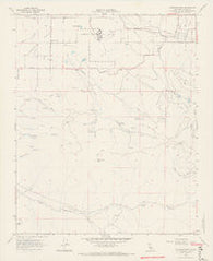 Cummings Mtn California Historical topographic map, 1:24000 scale, 7.5 X 7.5 Minute, Year 1966