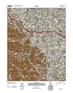 Cupertino California Historical topographic map, 1:24000 scale, 7.5 X 7.5 Minute, Year 2012
