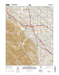Cupertino California Current topographic map, 1:24000 scale, 7.5 X 7.5 Minute, Year 2015