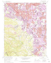 Cupertino California Historical topographic map, 1:24000 scale, 7.5 X 7.5 Minute, Year 1961