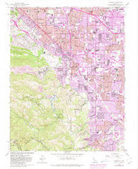 Cupertino California Historical topographic map, 1:24000 scale, 7.5 X 7.5 Minute, Year 1961