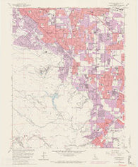 Cupertino California Historical topographic map, 1:24000 scale, 7.5 X 7.5 Minute, Year 1961