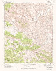 Curry Mountain California Historical topographic map, 1:24000 scale, 7.5 X 7.5 Minute, Year 1969