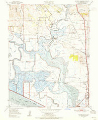 Cuttings Wharf California Historical topographic map, 1:24000 scale, 7.5 X 7.5 Minute, Year 1949