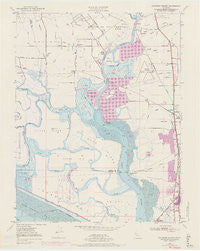 Cuttings Wharf California Historical topographic map, 1:24000 scale, 7.5 X 7.5 Minute, Year 1949