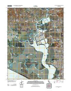Cuttings Wharf California Historical topographic map, 1:24000 scale, 7.5 X 7.5 Minute, Year 2012