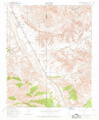 Cuyama Peak California Historical topographic map, 1:24000 scale, 7.5 X 7.5 Minute, Year 1943