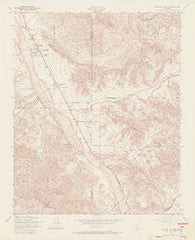 Cuyama Peak California Historical topographic map, 1:24000 scale, 7.5 X 7.5 Minute, Year 1943