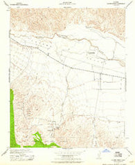 Cuyama Ranch California Historical topographic map, 1:24000 scale, 7.5 X 7.5 Minute, Year 1943