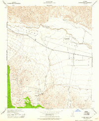 Cuyama Ranch California Historical topographic map, 1:24000 scale, 7.5 X 7.5 Minute, Year 1943
