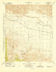 Cuyama Ranch California Historical topographic map, 1:31680 scale, 7.5 X 7.5 Minute, Year 1943