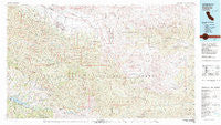 Cuyama California Historical topographic map, 1:100000 scale, 30 X 60 Minute, Year 1981