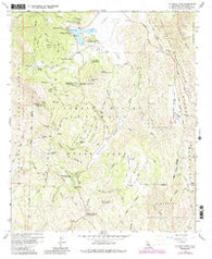 Cuyamaca Peak California Historical topographic map, 1:24000 scale, 7.5 X 7.5 Minute, Year 1960