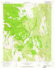 Cuyamaca Peak California Historical topographic map, 1:24000 scale, 7.5 X 7.5 Minute, Year 1960