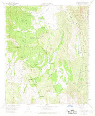 Cuyamaca Peak California Historical topographic map, 1:24000 scale, 7.5 X 7.5 Minute, Year 1960