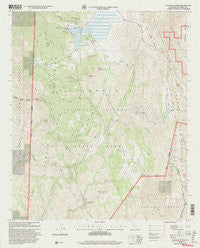 Cuyamaca Peak California Historical topographic map, 1:24000 scale, 7.5 X 7.5 Minute, Year 1997