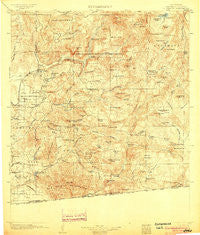Cuyamaca California Historical topographic map, 1:125000 scale, 30 X 30 Minute, Year 1903