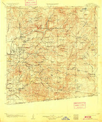 Cuyamaca California Historical topographic map, 1:125000 scale, 30 X 30 Minute, Year 1903