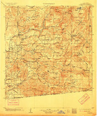Cuyamaca California Historical topographic map, 1:125000 scale, 30 X 30 Minute, Year 1903